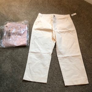 Two pairs of Old Navy wide leg crops size 16!